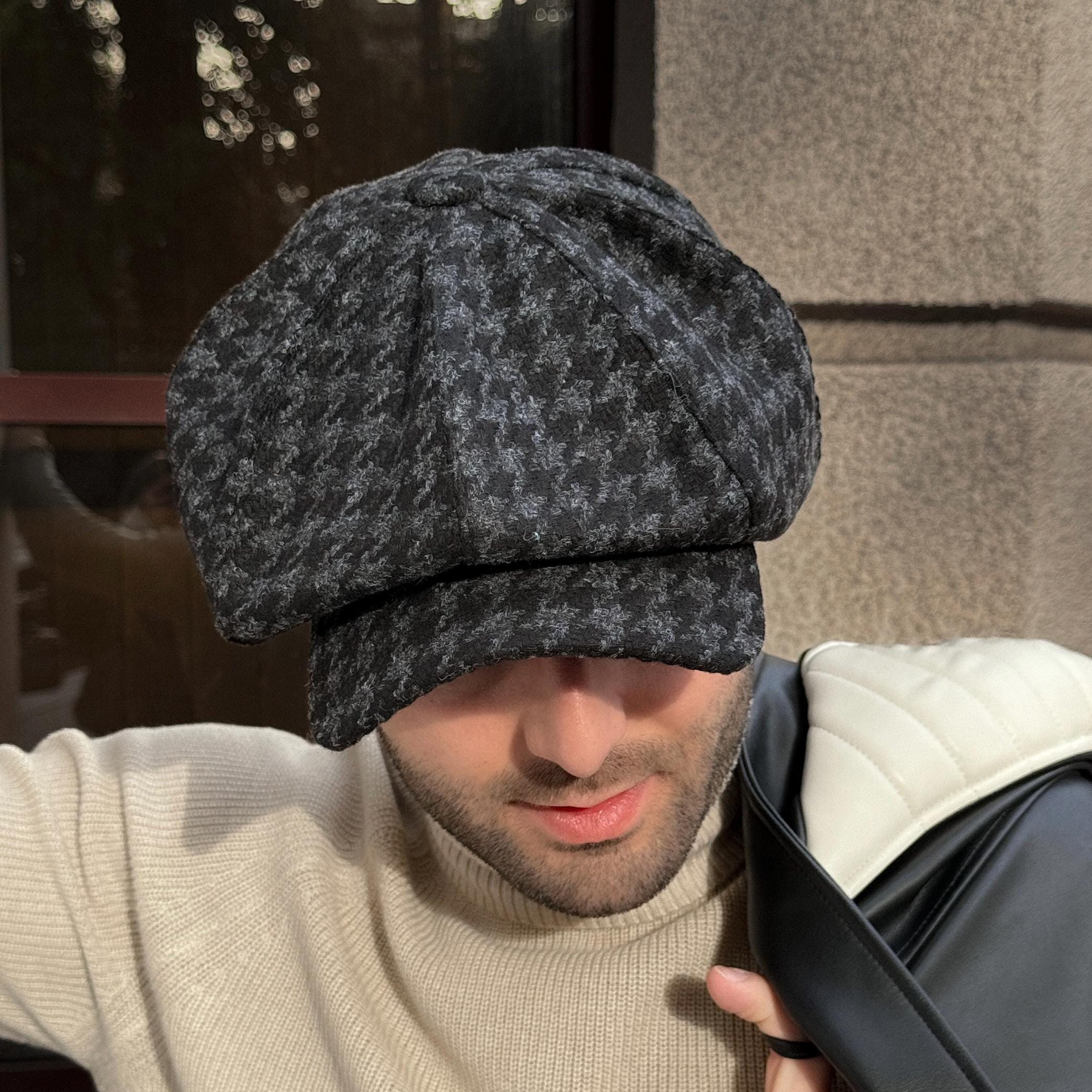 Rare  Women’s Brixton Dark Charcoal Wool Baker / News Boy cap Caps for Men and Women | Brixton Canada main image 2