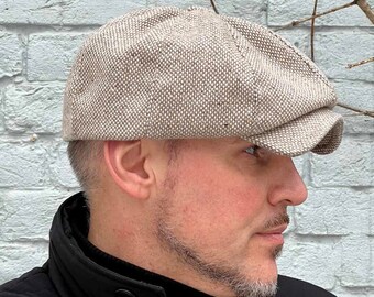 Tweed cap, Newsboy cap, newsboy hat, harris tweed cap, Peaky blinders hat, 8 panel cap, Shelby cap, berretto da strillone, Hooligan hat