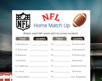Super Bowl Trivia Etsy
