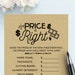 The Price is Right Bridal Shower Game, Printable Instant Download ...