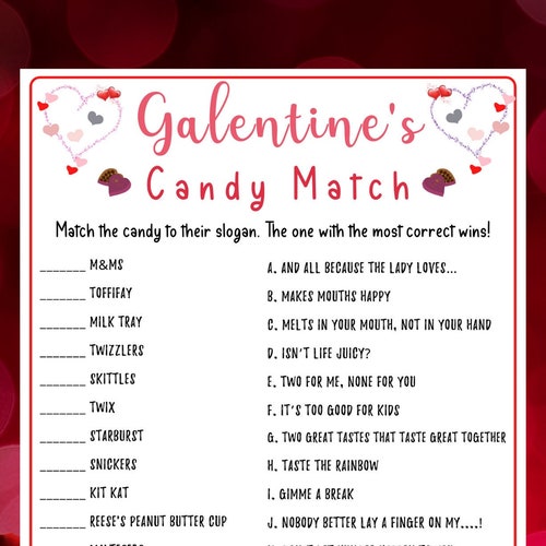 12 Valentine's Day Printable Game Bundle Fun - Etsy