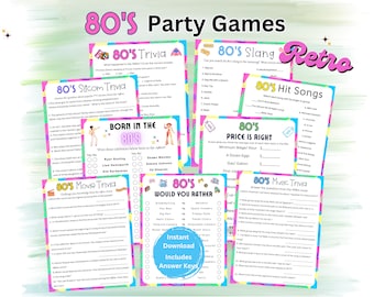 Jeux de société des années 80 : anecdotes, argot, musique, films (PDF imprimable)