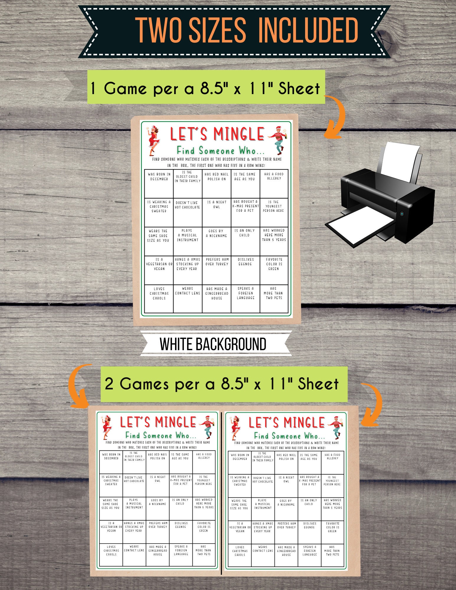 Christmas Find Someone Who Bingo Game: Holiday Party Activity (printable) - Etsy christmas-find-someone-who-bingo-game-holiday-party-activity-printable-etsy