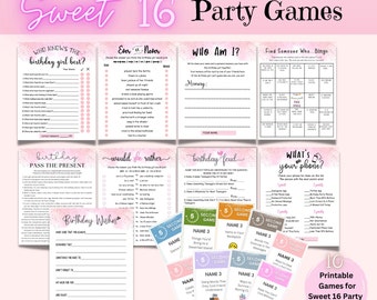 Jeux d'anniversaire pour Sweet 16 : soirée pyjama pour ados (PDF)