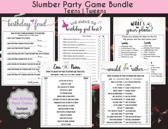 17 Fun Slumber Party Ideas  Birthday party for teens, Girls