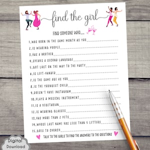 5 Ladies Night Game Bundle | Fun Printable Ladies Party Games | Fun ...