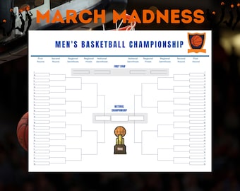 March Madness 2024-reeks: NCAA-basketbalvoorspellingen voor heren (directe download)