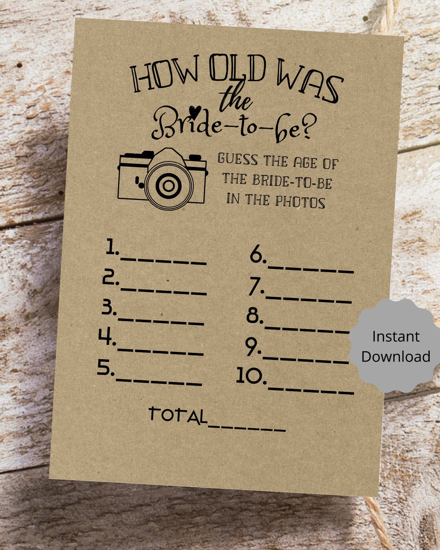How Old Was The Bride To Be Bridal Shower Game Printable Bride Il Fullxfull.2238405225 Br8d