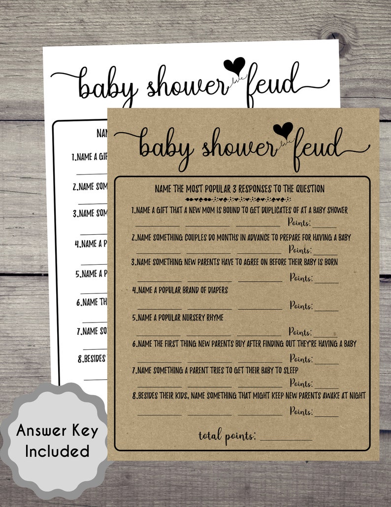 baby shower family feud baby shower family feud