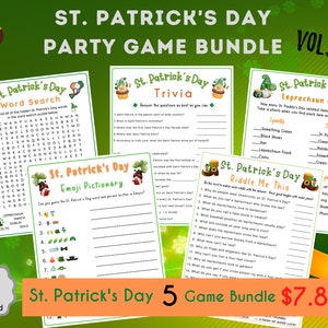 St. Patrick's Day Trivia Game St. Patrick's Day Game for Kids & Adults St. Patrick's Fun Party Game St. Patrick's Classroom Activity image 7