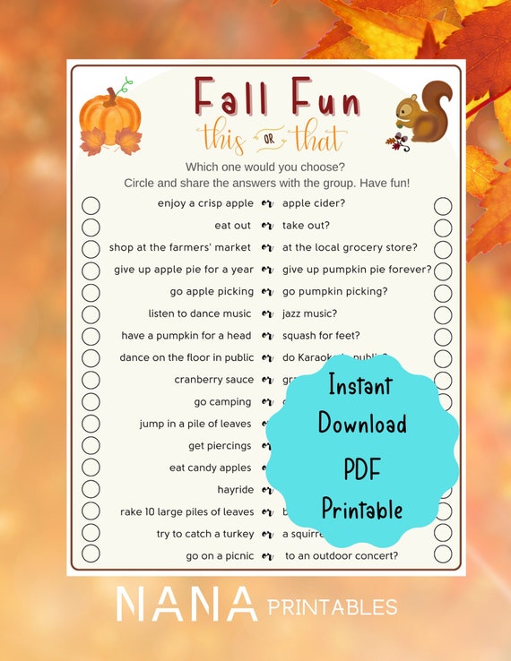 Fun Fall Activities for Adults - #fall #adult