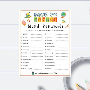 11 in 1 Back to School Printable Game Bundle Popular Games for Kids ...