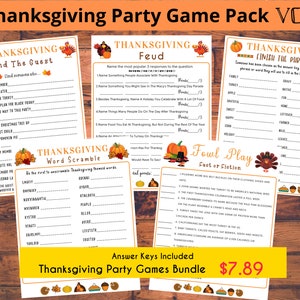 Thanksgiving Riddles Game Thanksgiving Printable Game Fun Holiday Game ...