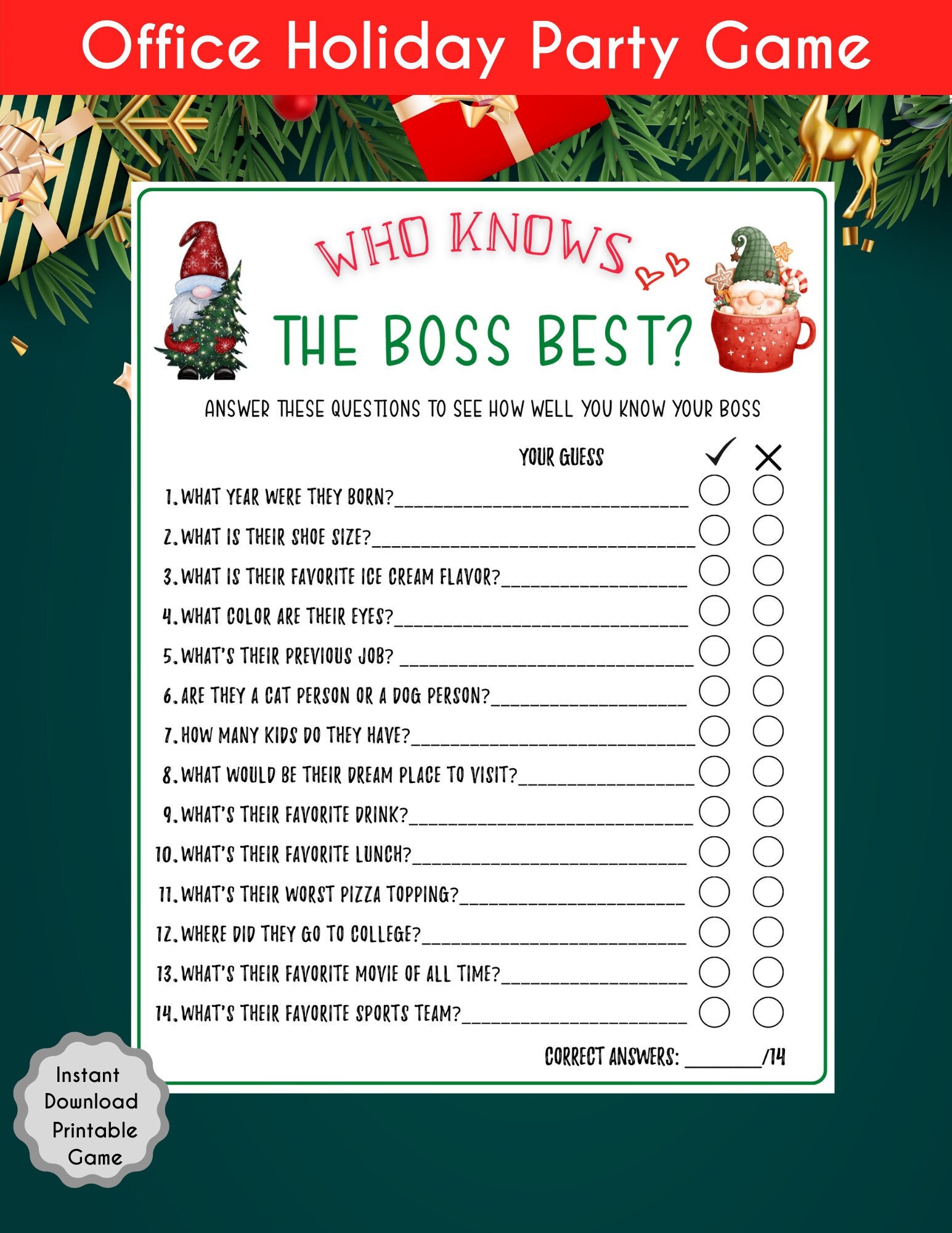 Office Holiday Who Knows The Boss Best Game Christmas Party Printable office-holiday-who-knows-the-boss-best-game-christmas-party-printable