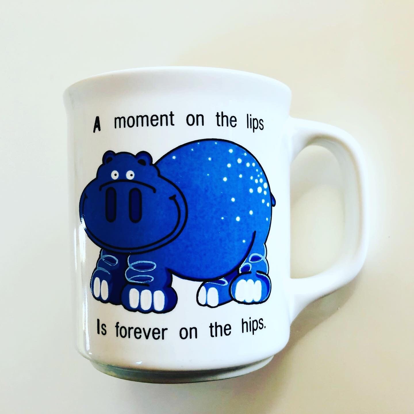 Cute n Sassy Vintage Hippo Mug Etsy