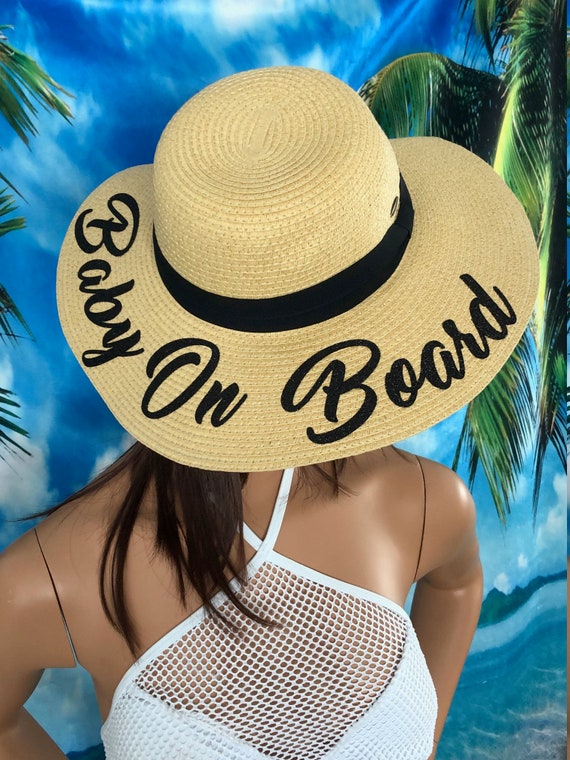 baby on board beach hat