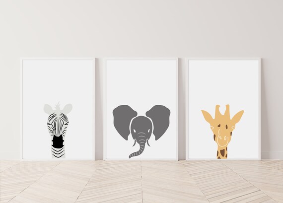 safari prints nursery