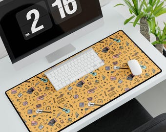 Musical Desk Mat – Fun Music-Themed Workspace Accessory