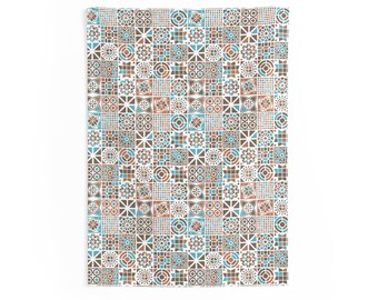 Geometric Tapestry, Bohemian Wall Hanging, Home Decor Art