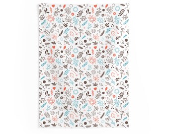 Floral Tapestry, Boho Style Nature Wall Hanging