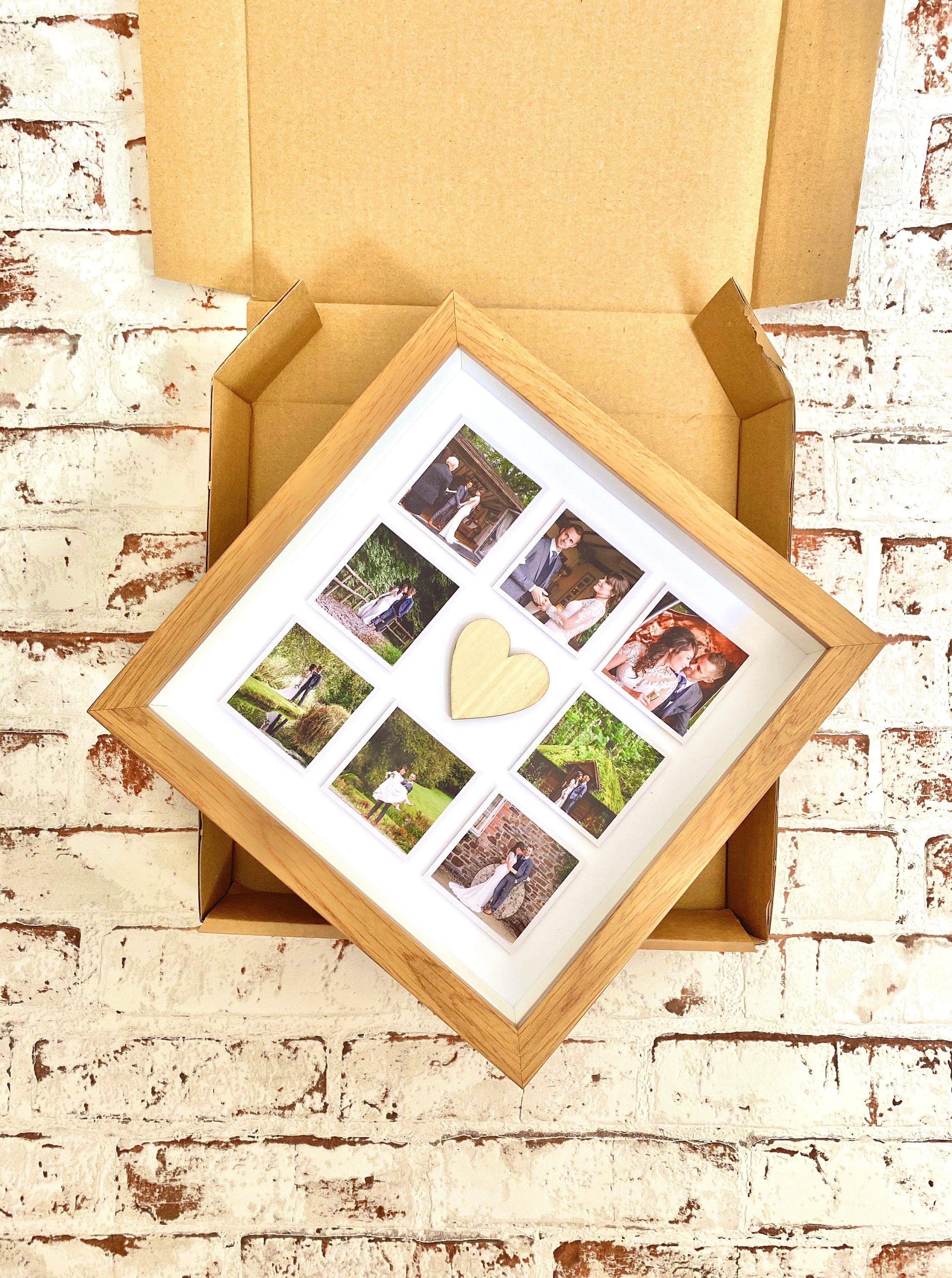 Personalised Box Frame Photo Upload Photo Frame Picture Etsy