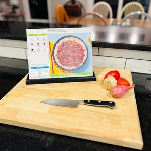 Rezeptkartenständer / Rezeptkartenhalter / Tablet Ständer / Kochbuchständer