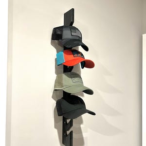 Gift for Dad / Hat Rack / Hat Holder / Baseball cap rack / Ball cap rack / Hat hanger / Hat display / Baseball hat rack /