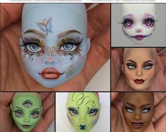 READ BEFORE PURCHASE Custom Made Doll Repaint Repainted Monster High Barbie Ever After High 1/6 doll Personalized Art Doll