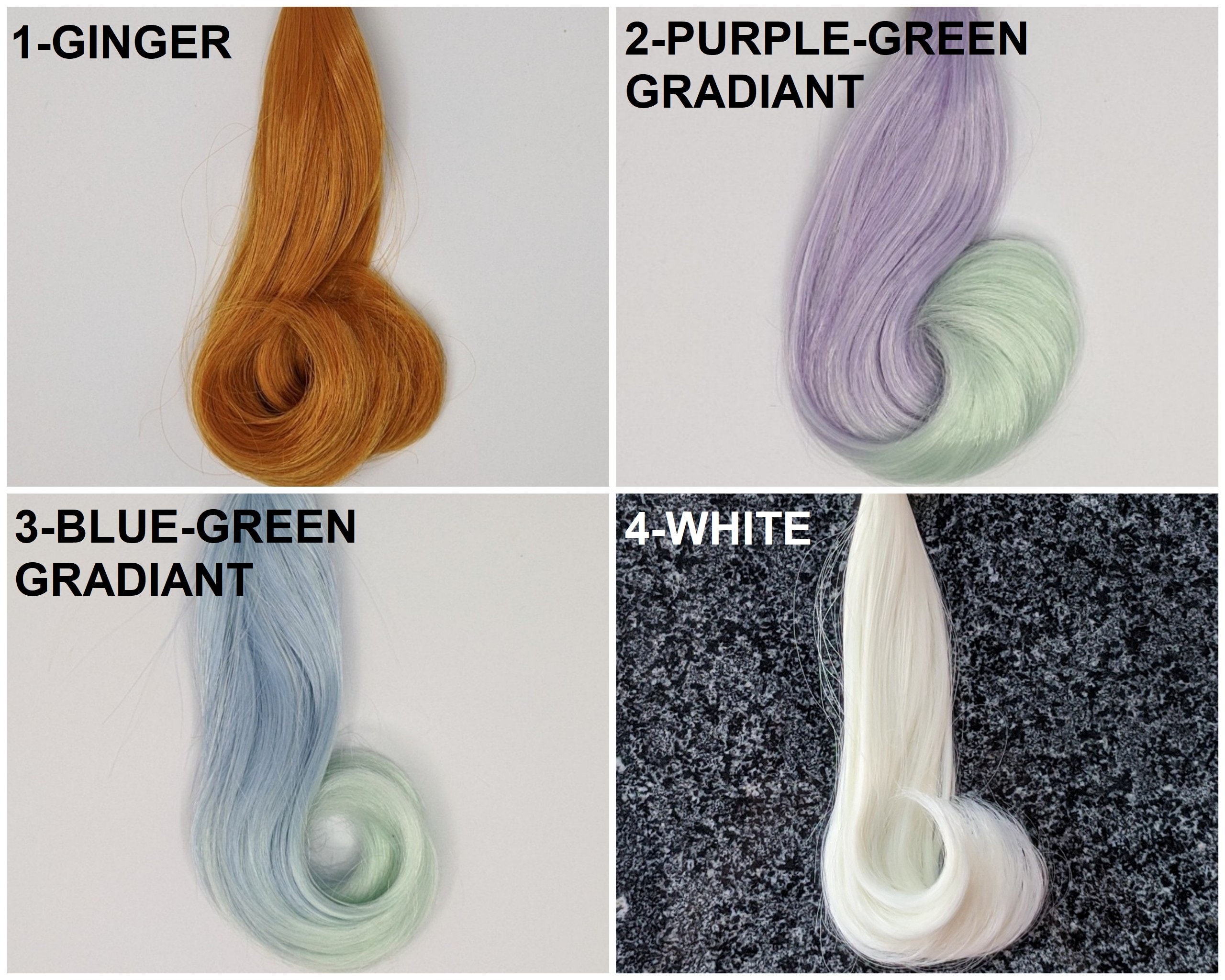 DOLL WIG Multiple Sizes and Colors Fnfdollstudio Style Etsy