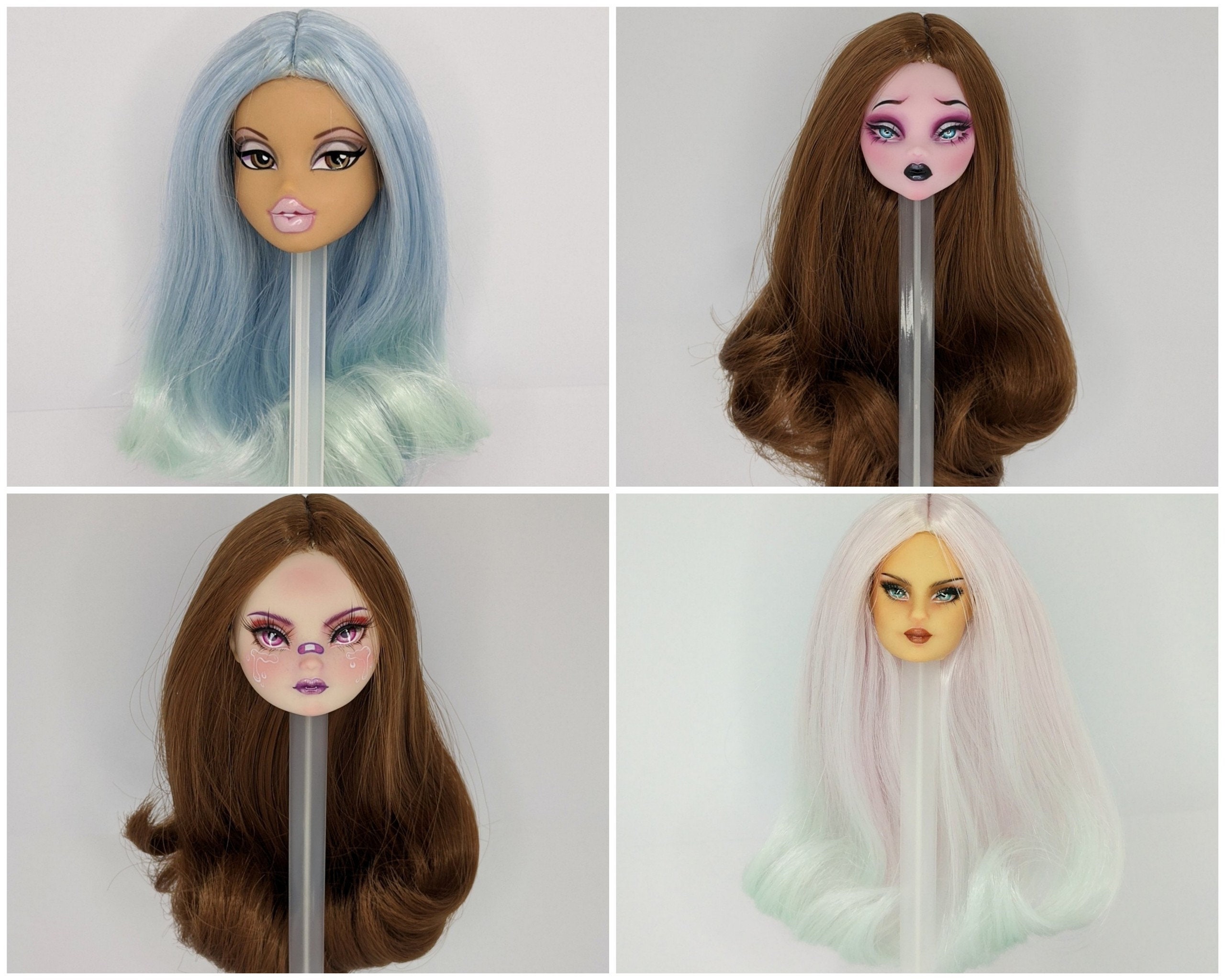 DOLL WIG Multiple Sizes and Colors Fnfdollstudio Style 