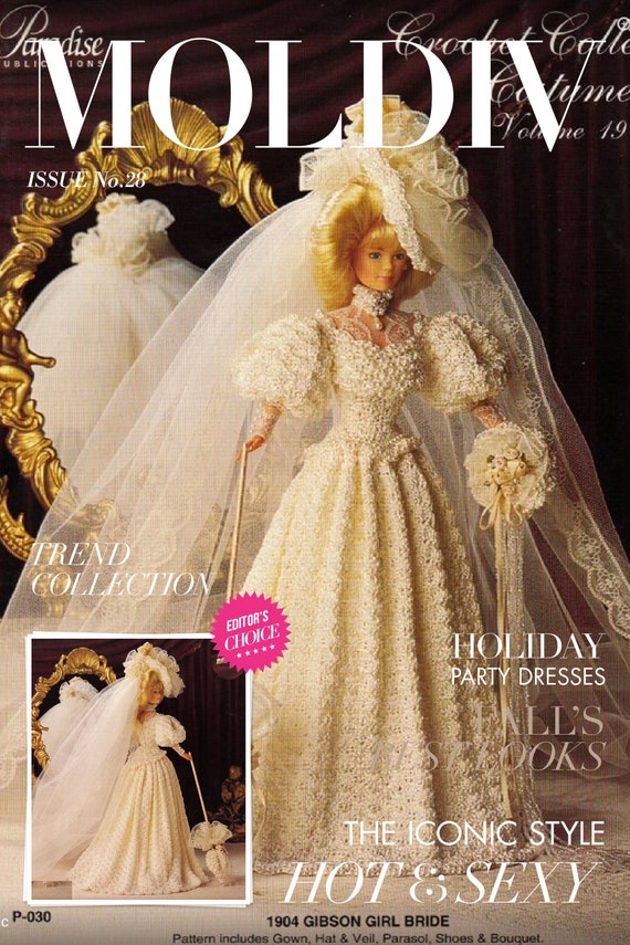 Chic Crochet Dress And Lace Accessories For Barbie Pattern Etsy