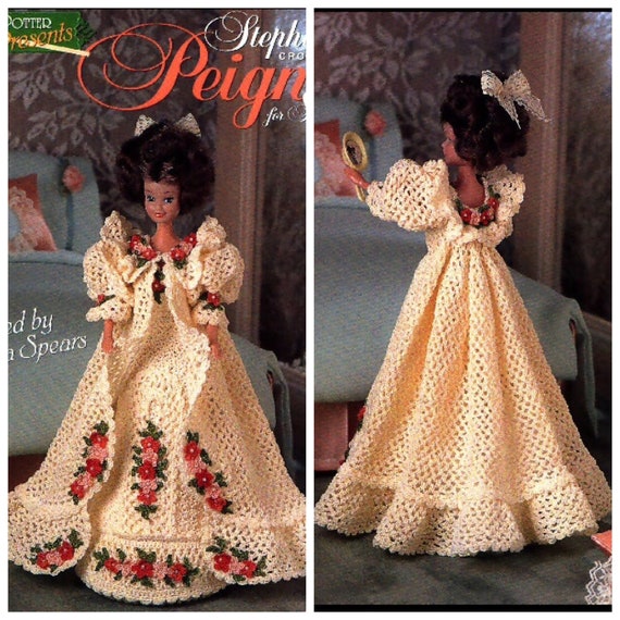 Chic style dressbathrobe for Barbie doll T23cm. pattern Etsy