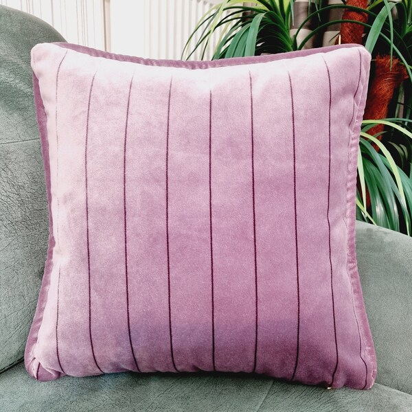Lilac Velvet Pillow Etsy