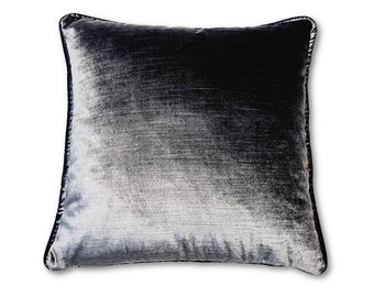 Darkgrey Velvet Pillowcase, Velvet Pillowcase , Luxury Pillowcase, Decorative Pillowcase, Custom Size