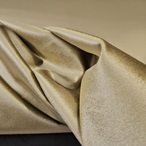 Gold silk velvet fabric, Luxury silk velvet fabric, by the yard, fabric per yard, 34 colors 140cm-55 inches width upholstery fabric
