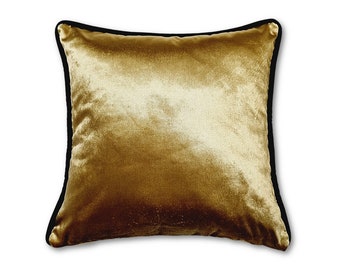 Luxury Gold Velvet Pillow Cover, Gold Pillows, Decorative Pillows, Throw Pillows, Velvet Cushion Case, Gold Velvet Pillow Covets
