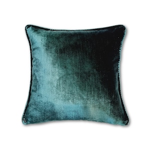 Luxury Dark Green Velvet Throw Pillow, Velvet Pillow Cover, Green Pillows, Decorative Velvet Pillow, Velvet Cushion Case, Velvet Pillows