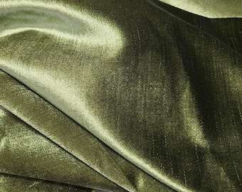 Glanzende pistache groene zijde fluwelen stof, (kleur-14) Luxe fluwelen stof, bankstof, meubelstof, stoelstof, 140cm-55 inch breed
