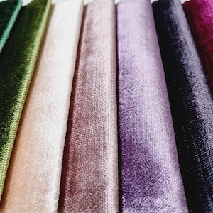 Luxury silk velvet fabric, 32 colors, by the yard, fabric per yard, 140cm-55 inches width upholstery fabric