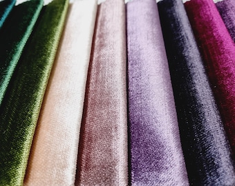 Luxury silk velvet fabric, 32 colors, by the yard, fabric per yard, 140cm-55 inches width upholstery fabric