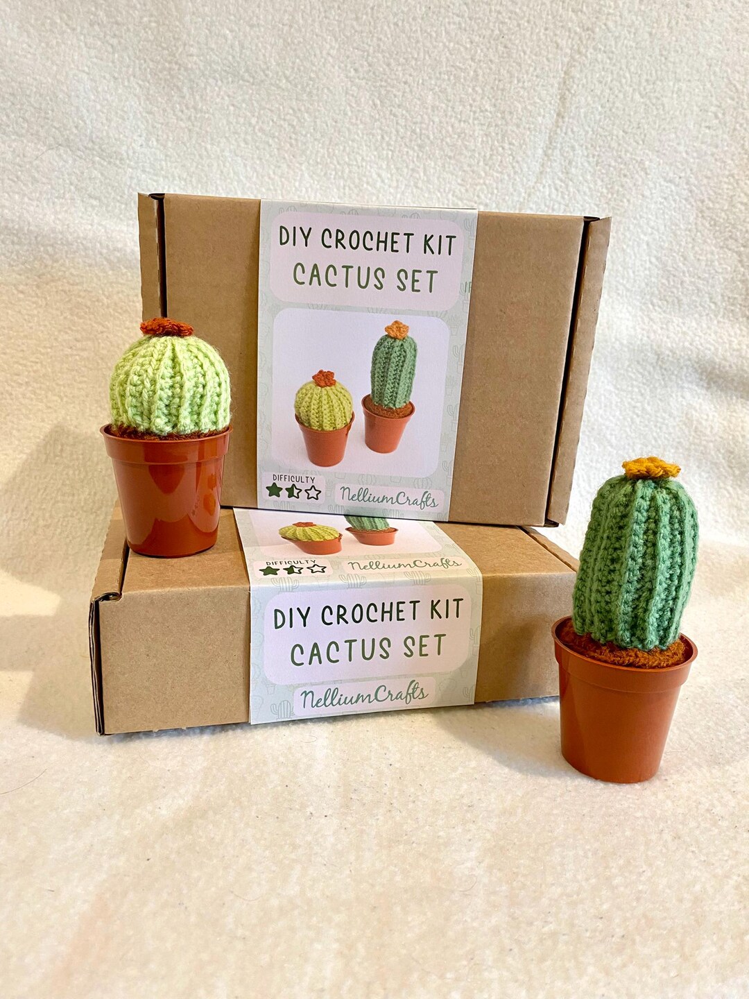Cacti Set Crochet DIY Kit – Cactus Plant Pattern - Etsy