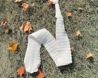 Digitaler Download Enten-Schal mit Häkelanleitung