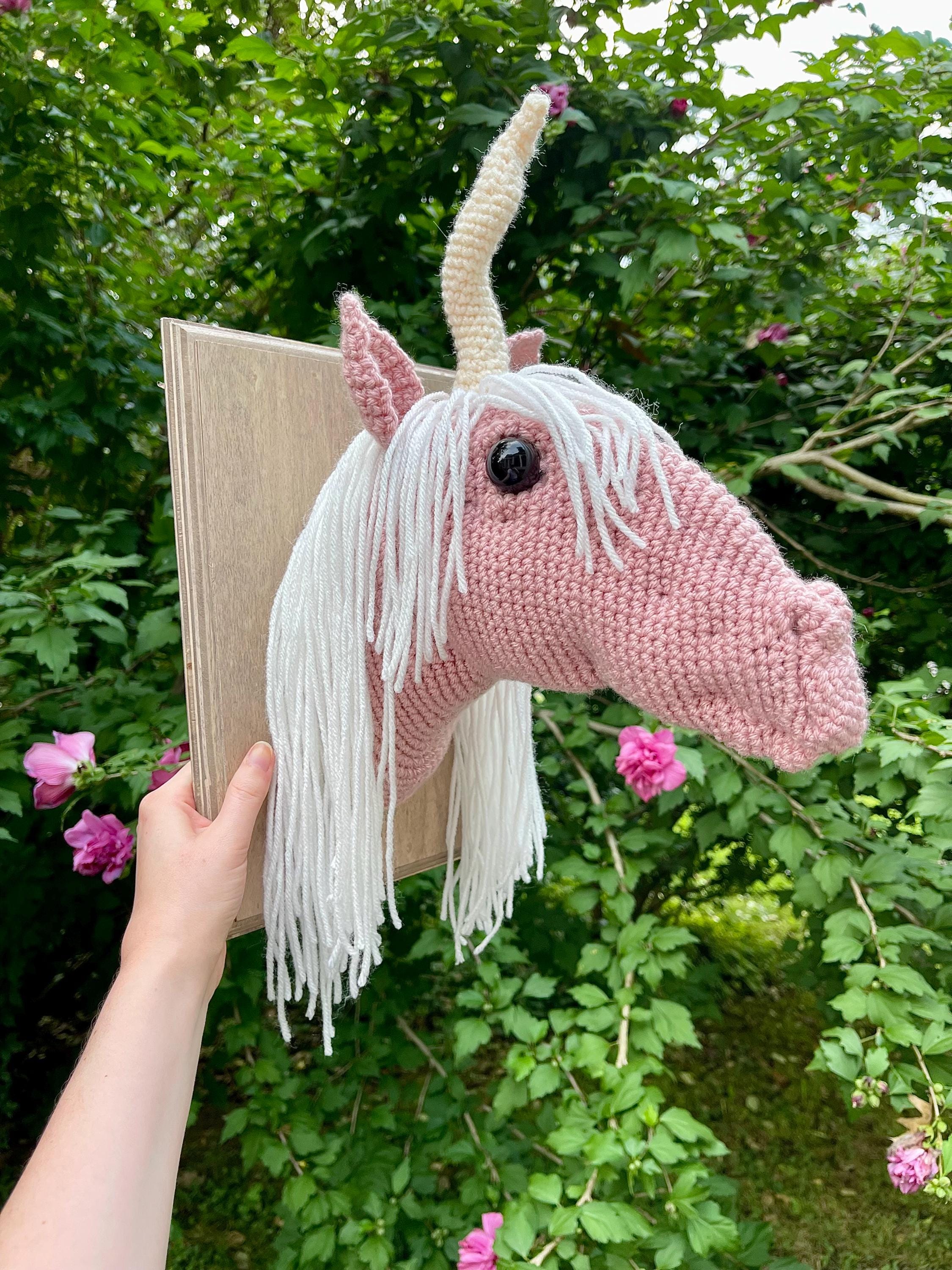 Digital Download Unicorn Head Mount Crochet Pattern - Etsy Israel