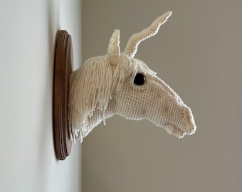 Digital Download Unicorn Head Mount Crochet Pattern
