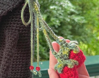 Digital Download Berry Keychain Crochet Pattern