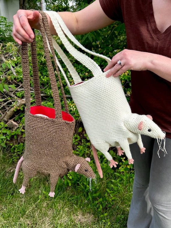Digital Download Rat Tote Bag Crochet Pattern - Etsy