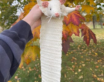 Digital Download Rat Scarf Crochet Pattern