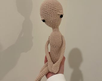 Digital Download Sad doll crochet pattern