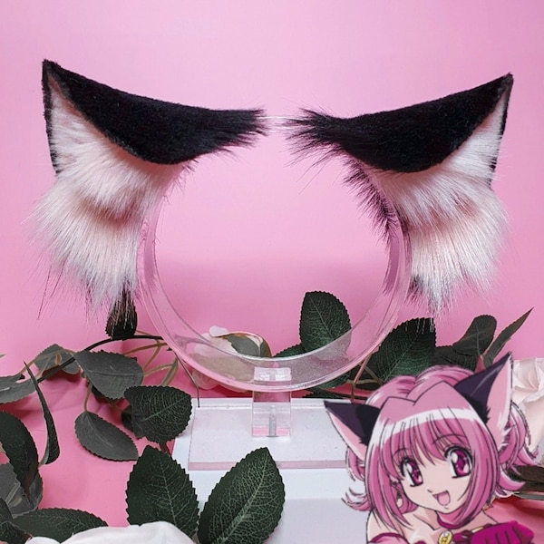 Tokyo Mew Mew Ichigo Momomiya Black Cat Ears for Cosplay