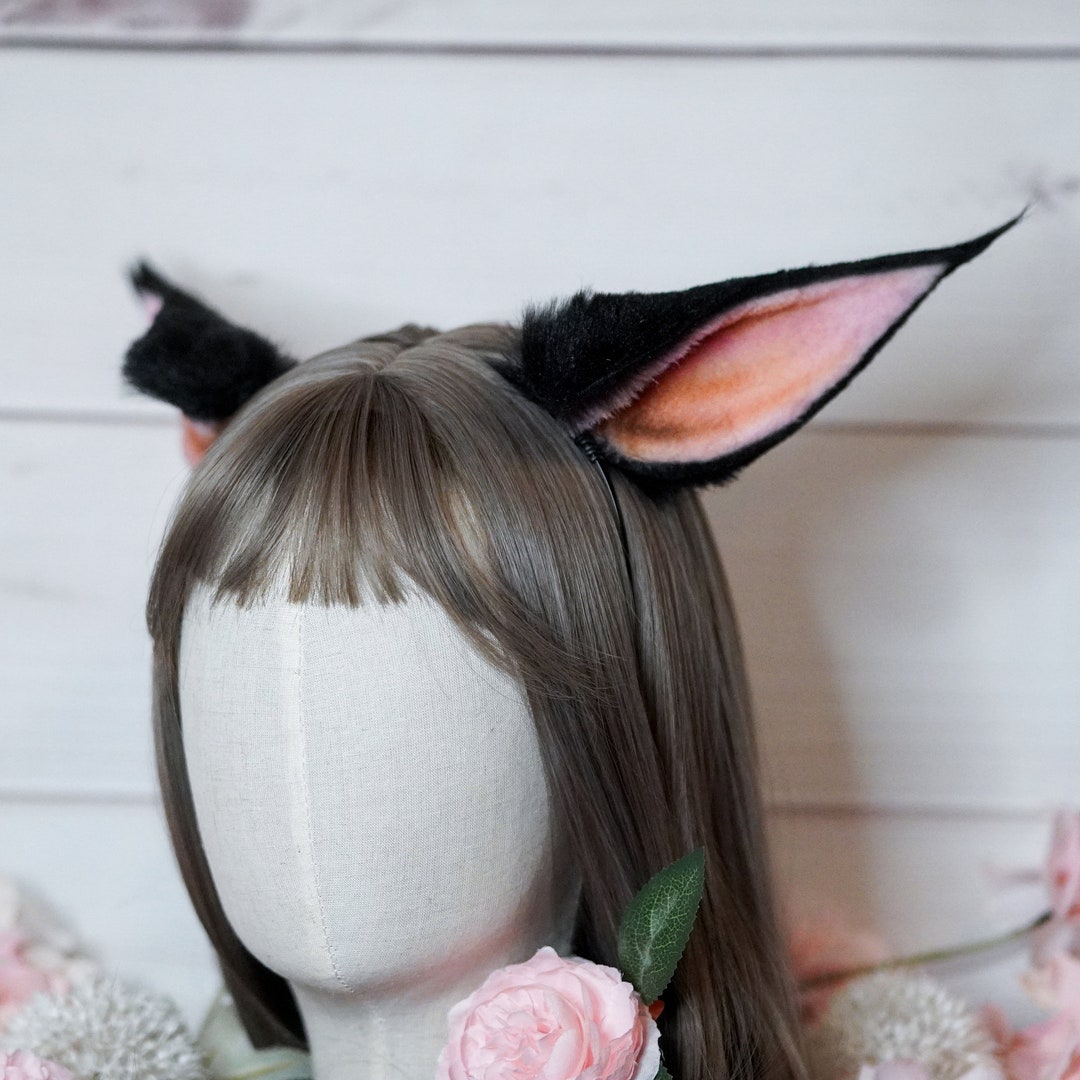 Final Fantasy XIV Miqo'te Cat Ears for Cosplay FFXIV Faux Fur Cat Ears